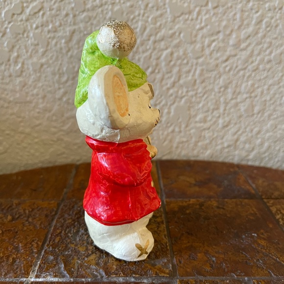 Vintage Christmas mouse decoration - Picture 6 of 8
